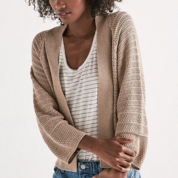 Sweaters | Lucky Brand Crochet Cardigan 